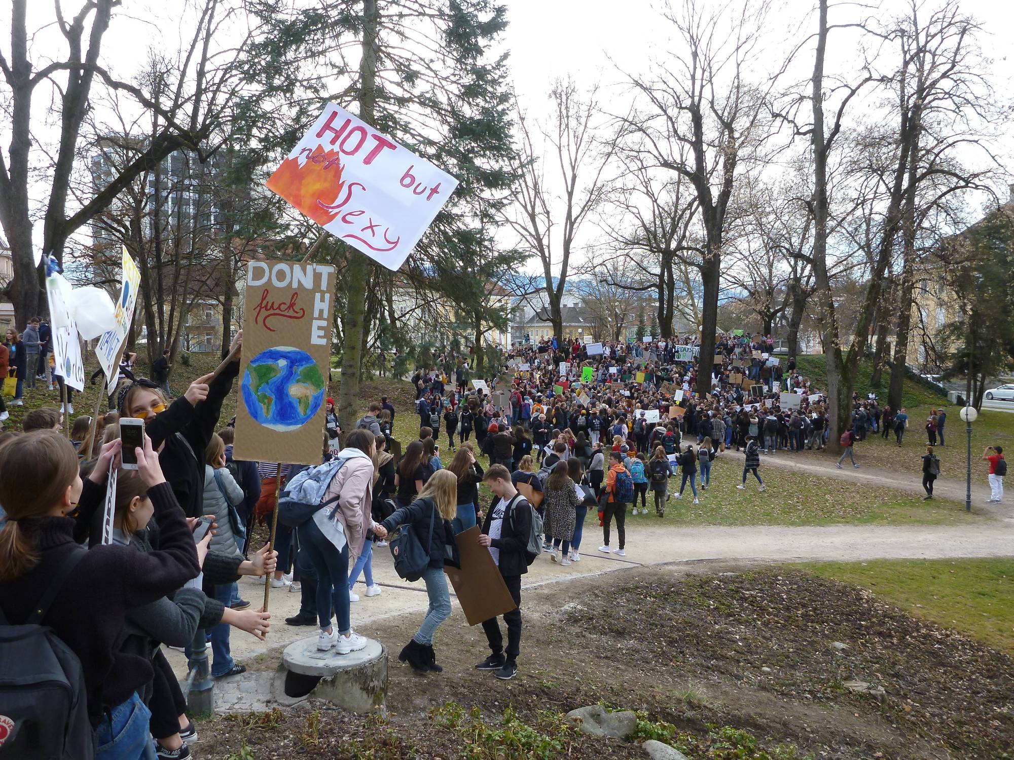 Fridays for Future on 2019-03-15 in Klagenfurt on Lake Wörthersee, Photo #2