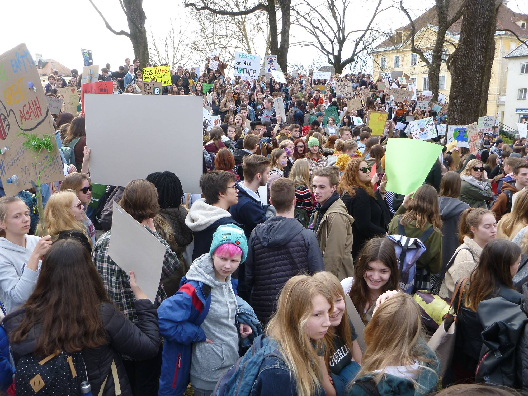 Fridays for Future on 2019-03-15 in Klagenfurt on Lake Wörthersee, Photo #7