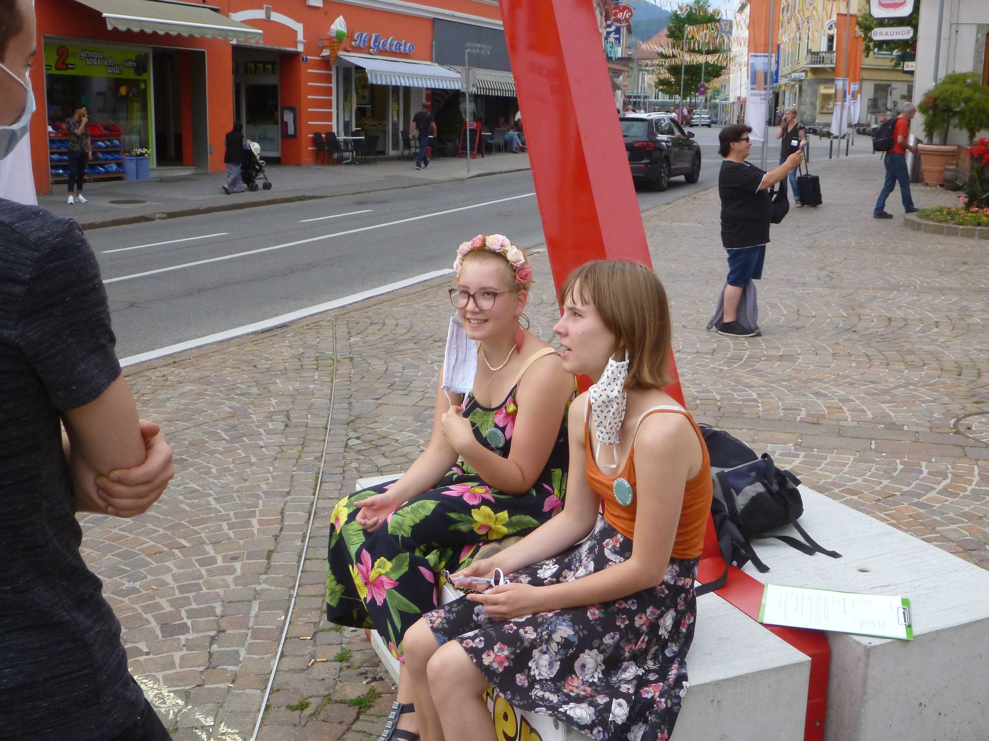 Fridays for Future on 2020-08-28 für den Amazonas, Villach, Nikolaiplatz, Photo #15