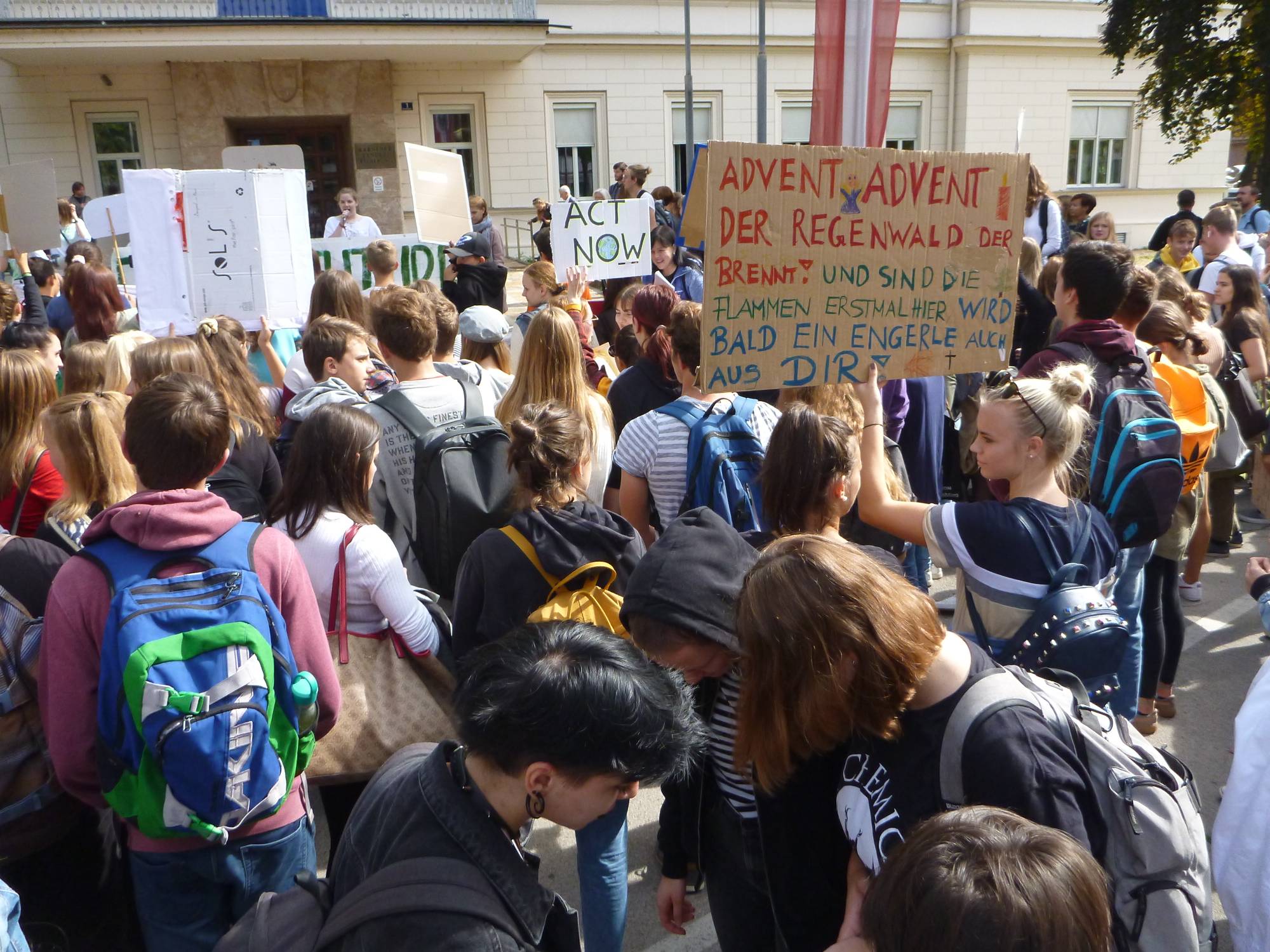 Fridays for Future on 2019-09-27 in Klagenfurt on Lake Wörthersee, Photo #6