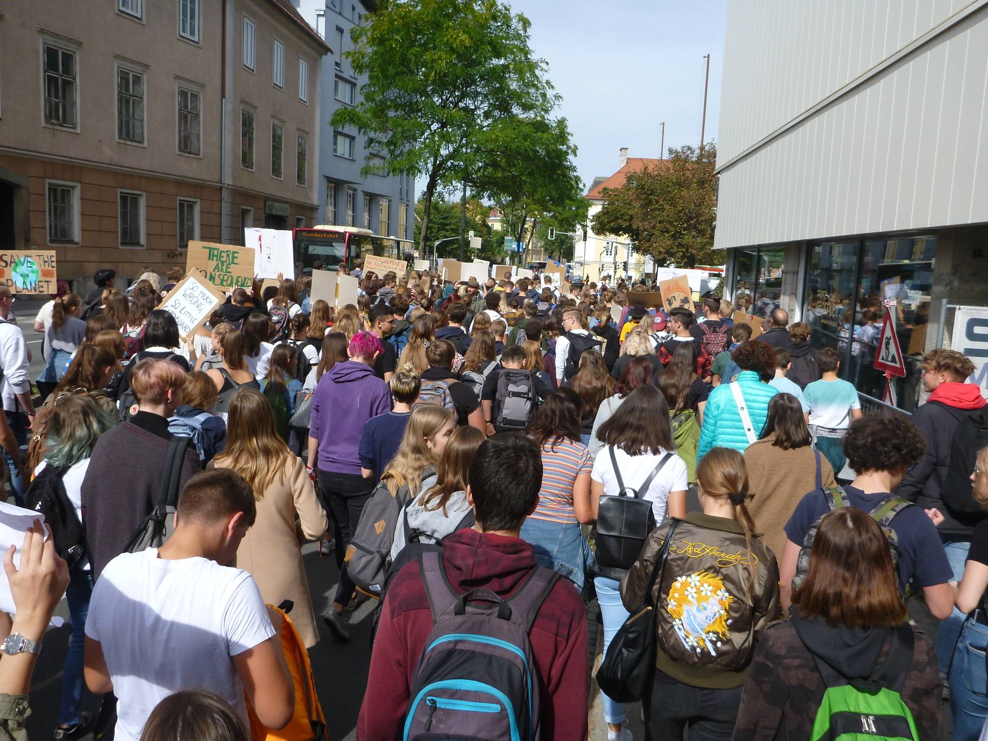 Fridays for Future on 2019-09-27 in Klagenfurt on Lake Wörthersee, Photo #9